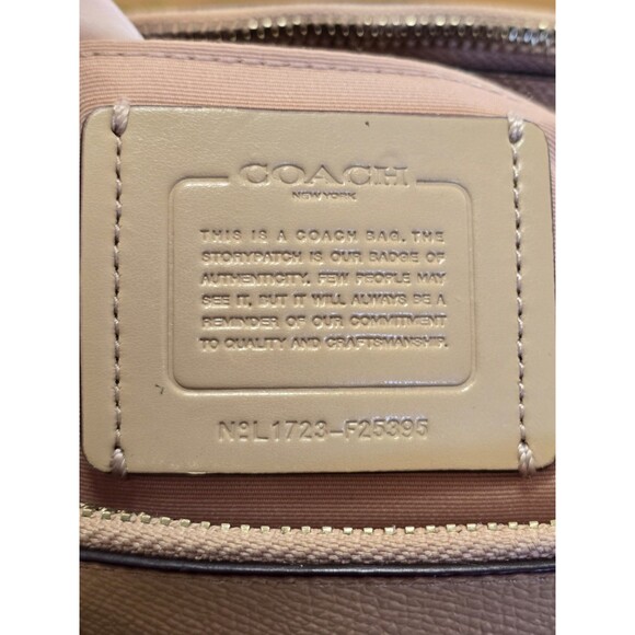 Coach F25395 Mini Brooke Carryall Satchel Crossgrain Leather Blush Pink - Picture 13 of 17